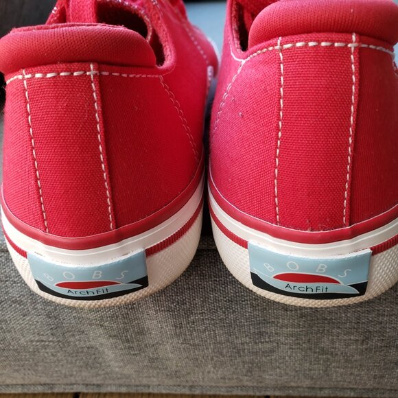 BNWoT Skechers BOBS Arch Fit Utopia - Arching Star in varsity red (8) KICKS - Picture 5 of 8